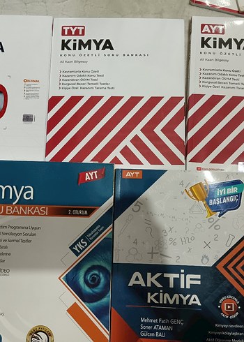 AYT ve TYT Kimya Soru Bankası Seti