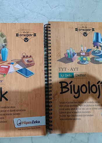 TYT-AYT Biyoloji fizik Konu Anlatımlı Defter