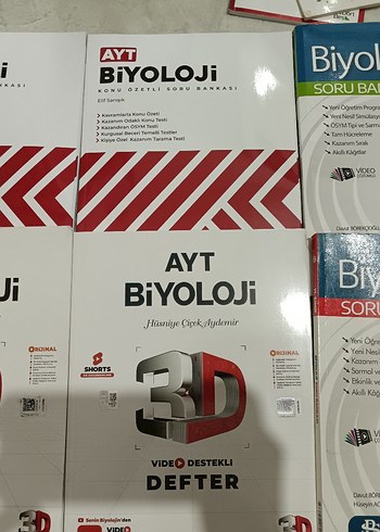 TYT AYT Biyoloji 3D Video Destekli Defter
