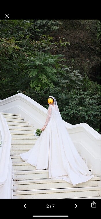s Beden beyaz Renk UZUN KOLLU PRENSES MODEL GELİNLİK