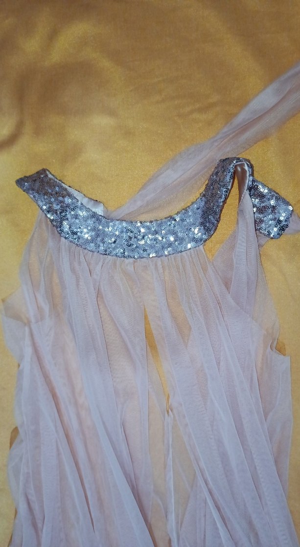 pembe tülden  ELBİSE S M L XL BEDEN - Görsel 2