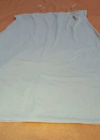 Bej JİLE MİNİ ELBİSE LİKRALI HAFİF - Görsel 3