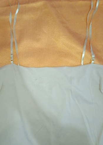 Bej JİLE MİNİ ELBİSE LİKRALI HAFİF - Görsel 2