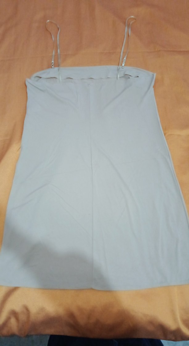 Bej JİLE MİNİ ELBİSE LİKRALI HAFİF - Görsel 5