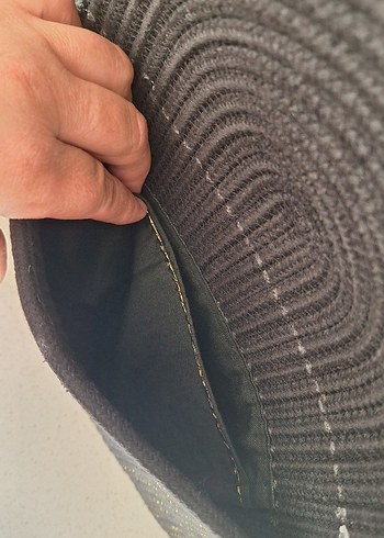 Altın İşlemeli Pliseli Kadın Triko Clutch - Görsel 4