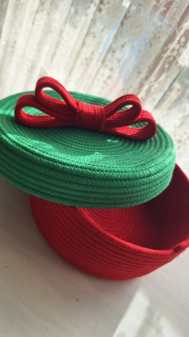 Renkli Kapaklı Saklama Sepeti - Görsel 2