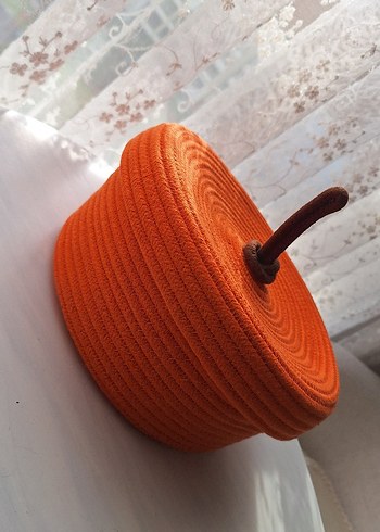 Turuncu Kapaklı Saklama Sepeti - Görsel 2