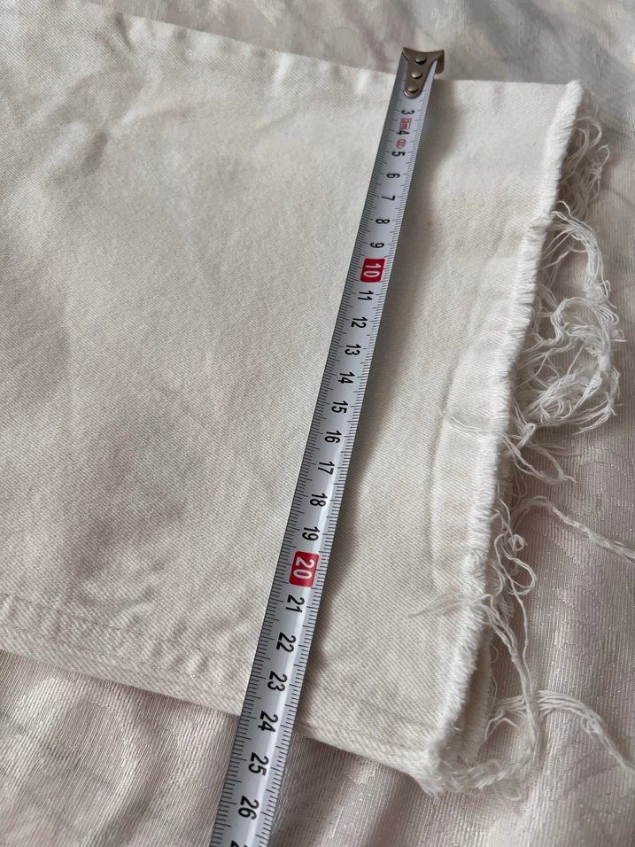 Kadın Beyaz Midi Bol Kesim Pantolon - Görsel 4