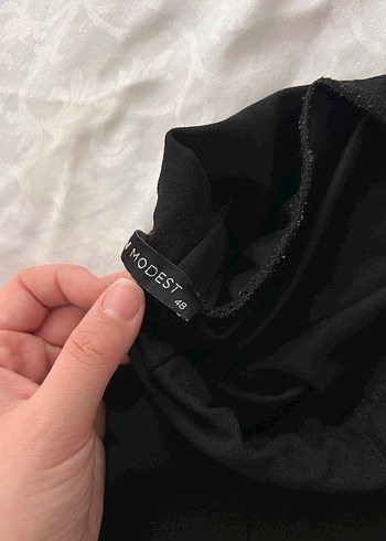 Siyah Kadın İspanyol Kesim Kumaş Pantolon - Görsel 2