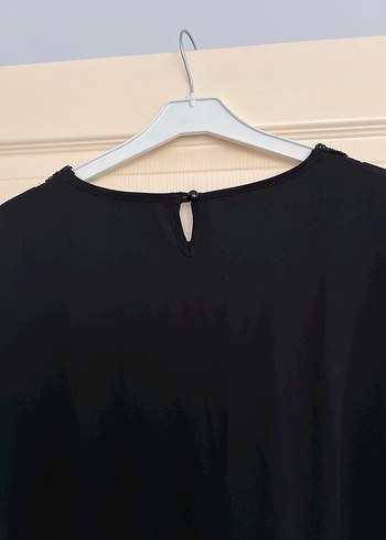 Uzun Siyah Kadın abiye - Görsel 2