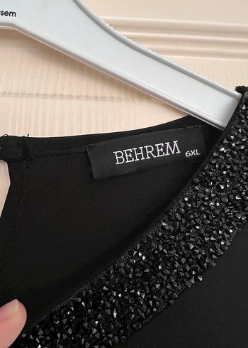 Uzun Siyah Kadın abiye - Görsel 4