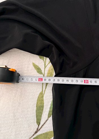 Uzun Siyah Kadın abiye - Görsel 5