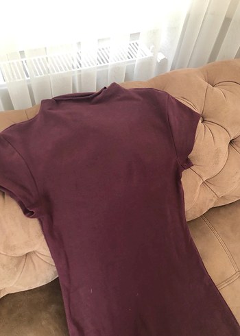 xl Beden mor Renk Uzun elbise