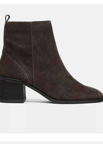 Kahverengi Süet Kadın Botlar zara - Görsel 2