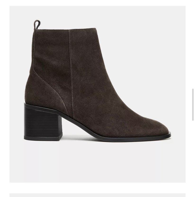 Kahverengi Süet Kadın Botlar zara - Görsel 2