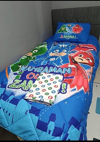 Beden çeşitli Renk Taç marka lisanslı tek kişilik uyku seti