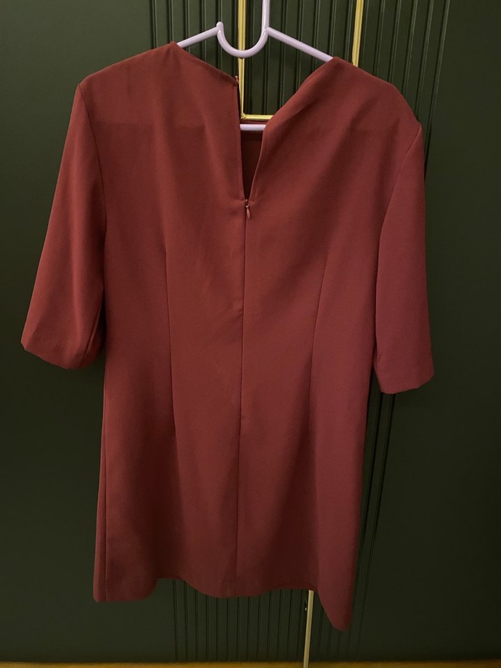 Kumaş ofis elbisesi - Görsel 4