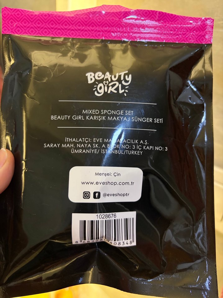 Pastel Pembe Makyaj Sünger Seti - Görsel 3