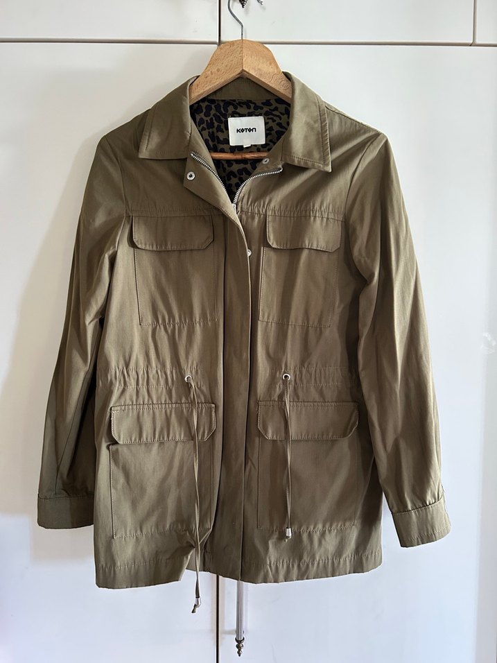 Düğmeli Midi Kadın Ceket - Görsel 2