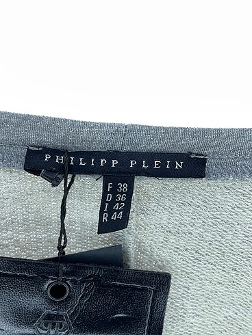 38 Beden gri Renk Philipp Plein Kısa Elbise %70 İndirimli.
