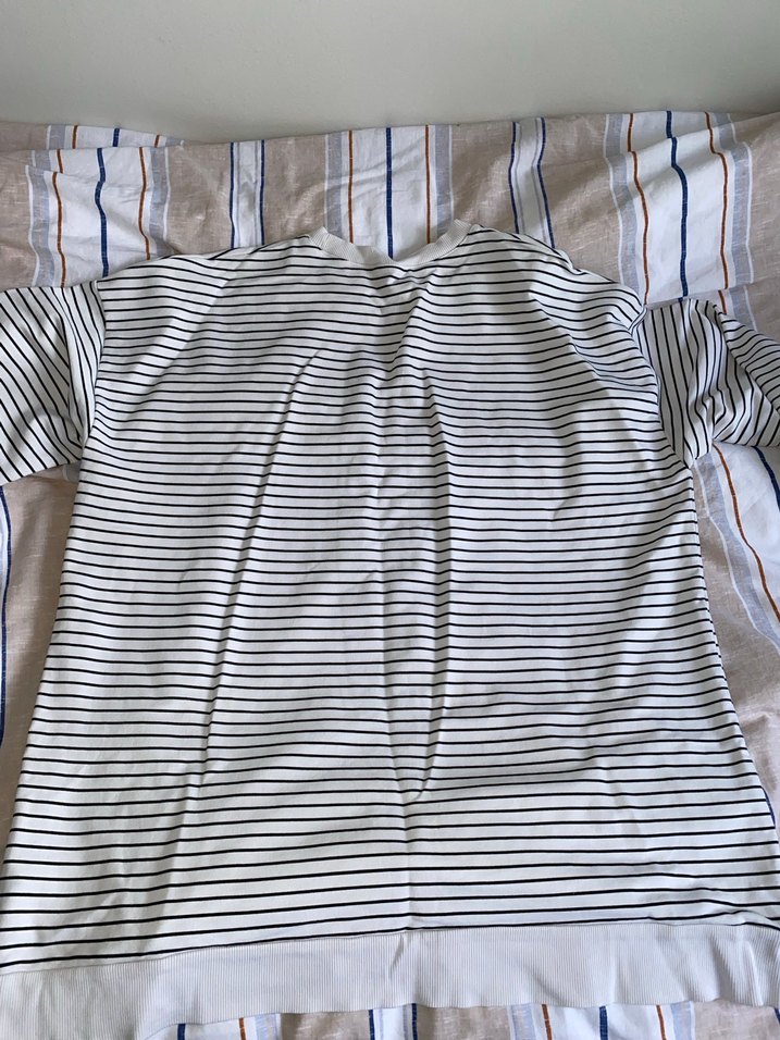 Avokadolu cizgili sweatshirt - Görsel 3