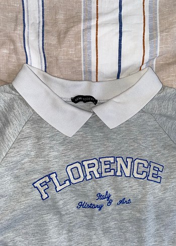 Gri Uzun Kollu Kadın Sweatshirt - Görsel 3