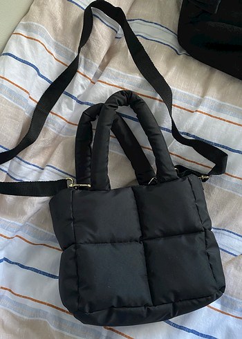 Kilitli Siyah Kadın Günlük Çanta - Görsel 2