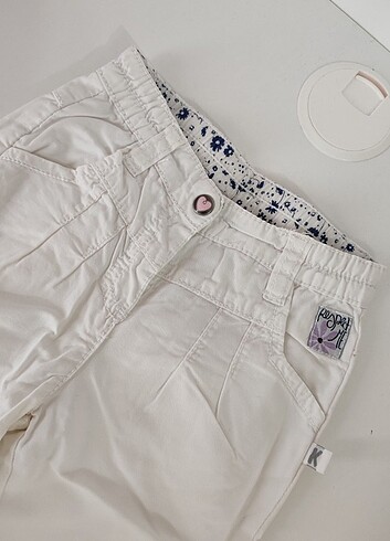 6-9 Ay Beden beyaz Renk Beyaz pantolon 