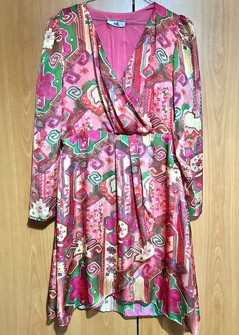 adL Bohem Mini Elbise - Görsel 3