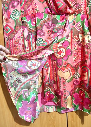 adL Bohem Mini Elbise - Görsel 6