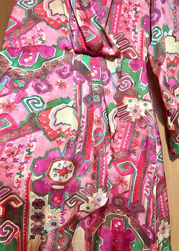 adL Bohem Mini Elbise - Görsel 7