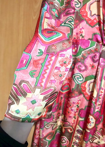 adL Bohem Mini Elbise - Görsel 9