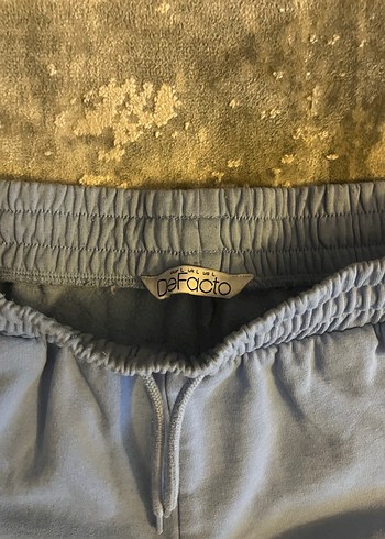 Mavi Rahat Kesim Kadın Eşofman Altı - Görsel 2