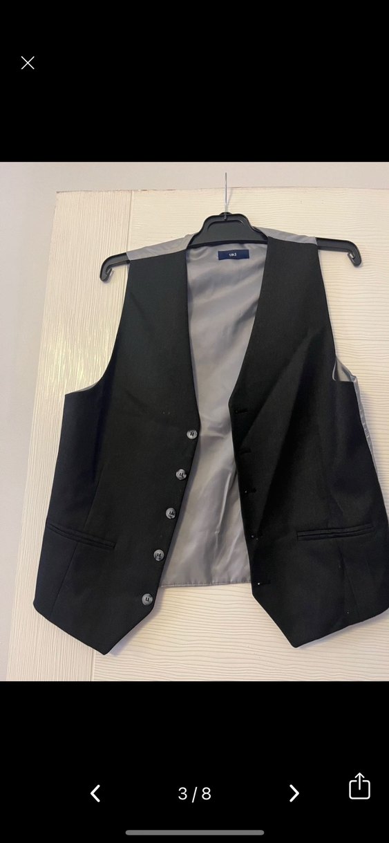 Siyah Regular Fit Erkek Takım Elbise - Görsel 3