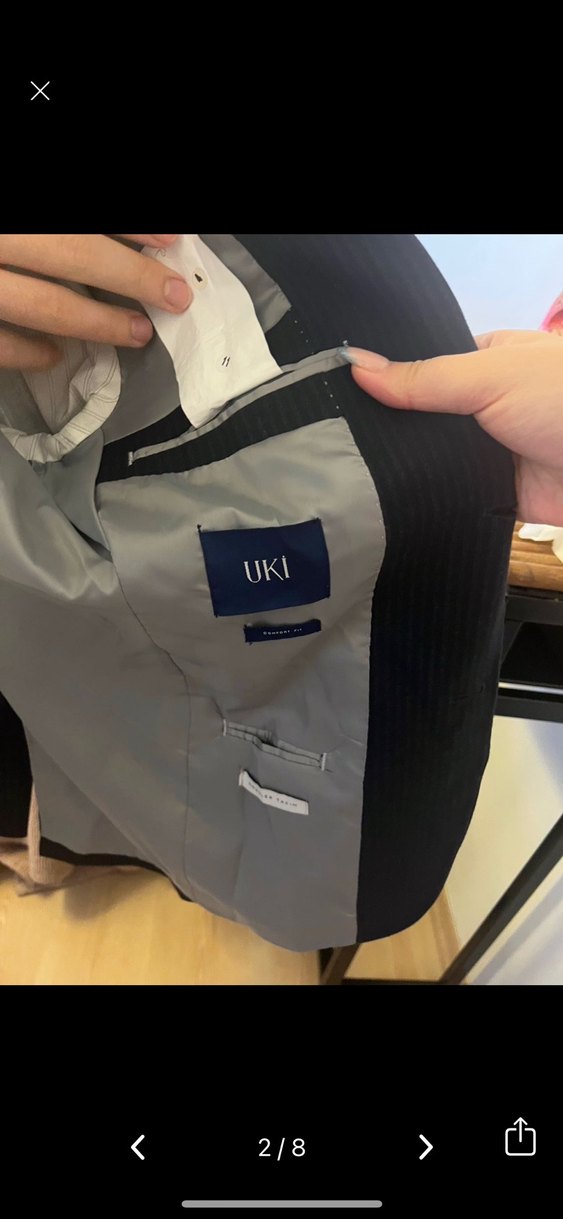 Siyah Regular Fit Erkek Takım Elbise - Görsel 2