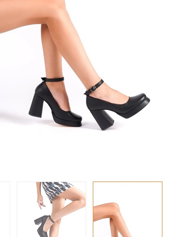 Platform topuklu ayakkabı - Görsel 2