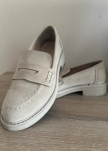 36 Beden Süet Loafer Ayakkabı