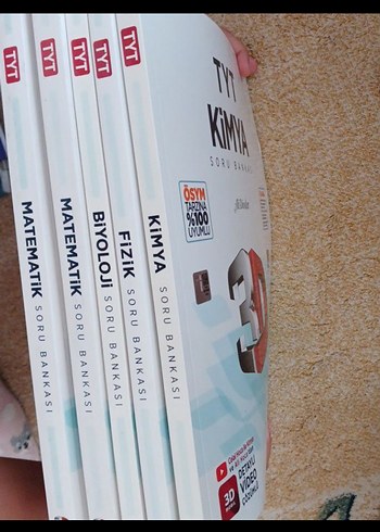 TYT 3D Soru Bankası Seti - Fizik, Kimya, Biyoloji, Matematik