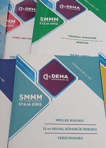 SMMM Staja Giriş Sınav Hazırlık ders notlari