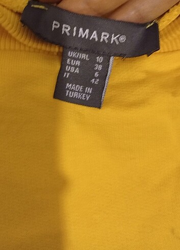 Primark sarı sweat