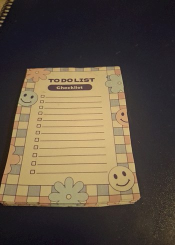Beden Pastel Kahverengi To Do List Defteri