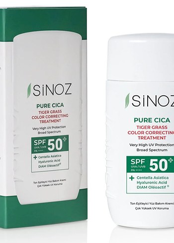 Sinoz Pure Cica Renk Düzeltici Güneş Kremi SPF 50 - Görsel 2