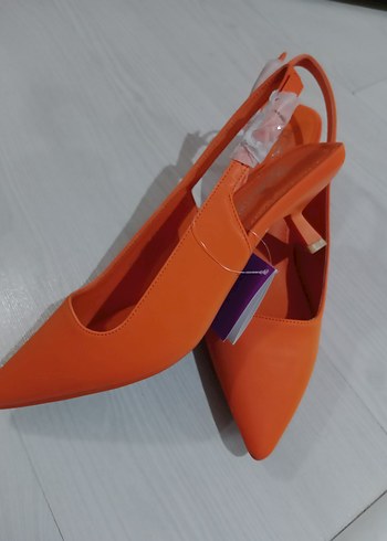 37 Beden turuncu Renk Butigo Stiletto Topuklu Ayakkabı