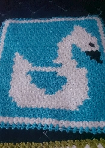 Renkli El Örgüsü Banyo lifleri - Görsel 7