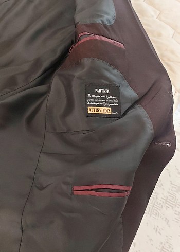 bordo Modern Klasik Erkek Takım Elbise - Görsel 4