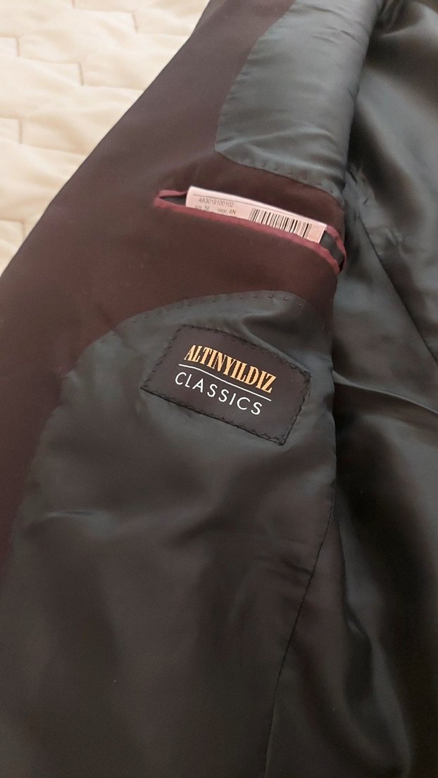 bordo Modern Klasik Erkek Takım Elbise - Görsel 5