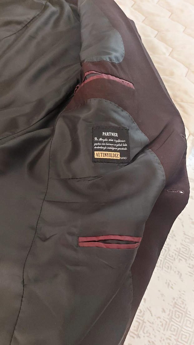 bordo Modern Klasik Erkek Takım Elbise - Görsel 4