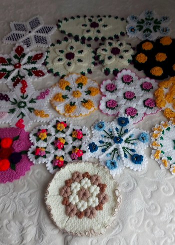 Renkli Çiçek Desenli Banyo lifleri - Görsel 2