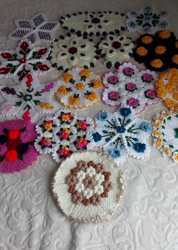 Renkli Çiçek Desenli Banyo lifleri - Görsel 3