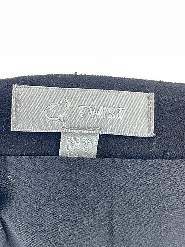 36 Beden siyah Renk Twist Mini Etek %70 İndirimli.